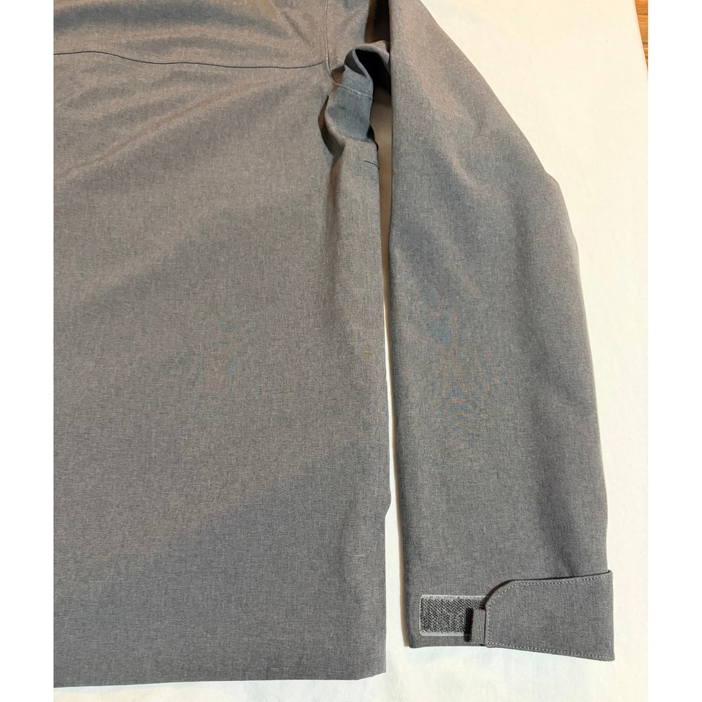 The North Face Apex Flex Mens Small Grey Softshell Waterproof‎ Hooded Jacket - Picture 9 of 12